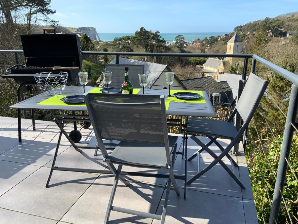 Villa Panorama, Vue Mer Et Falaises D Exception Étretat Exteriér fotografie