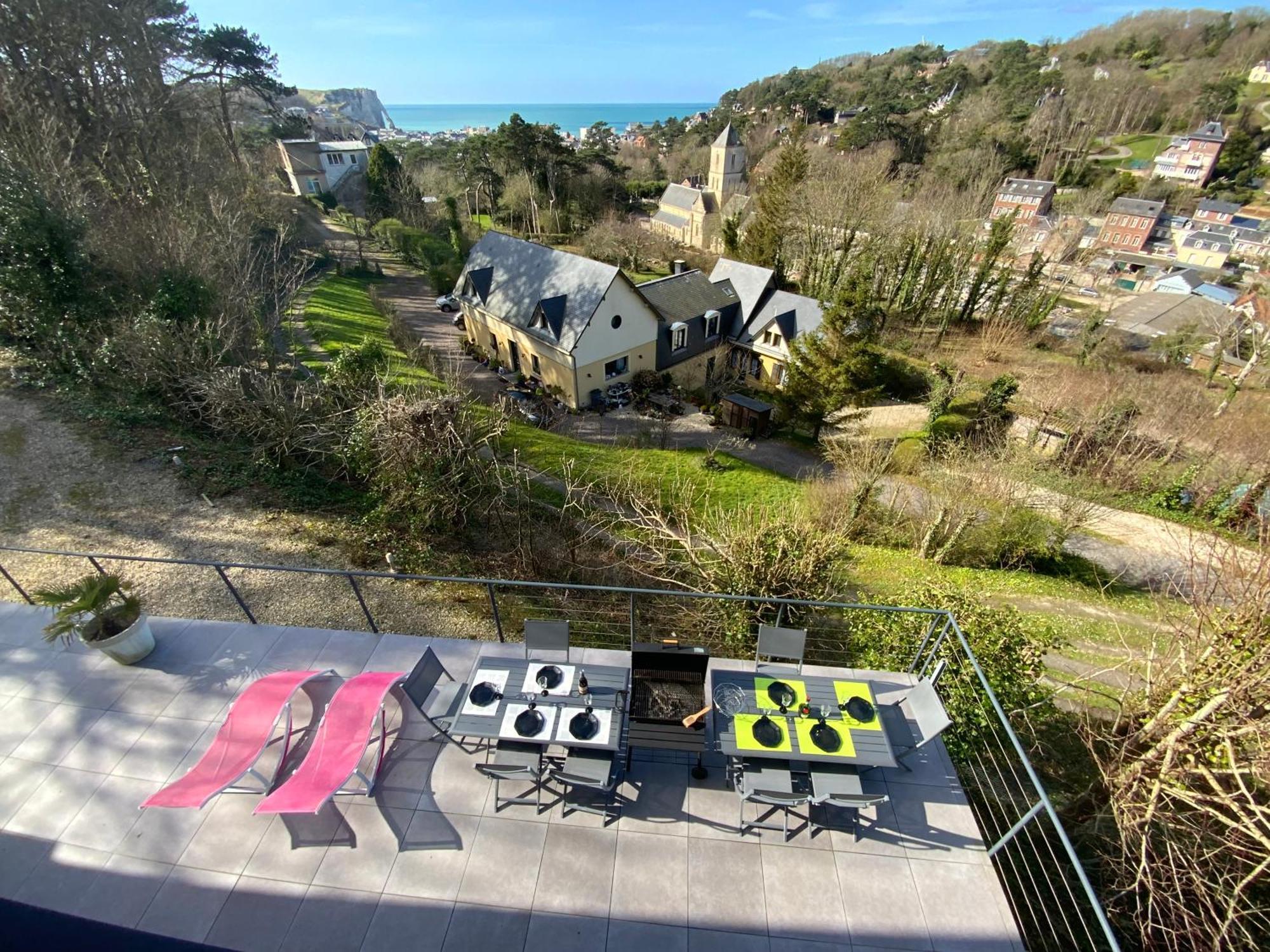 Villa Panorama, Vue Mer Et Falaises D Exception Étretat Exteriér fotografie